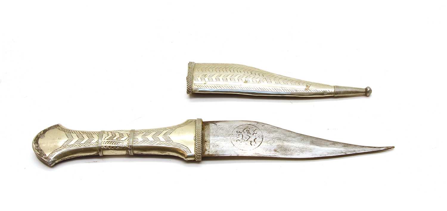 An Indo Persian Khanjar dagger, - Image 2 of 4