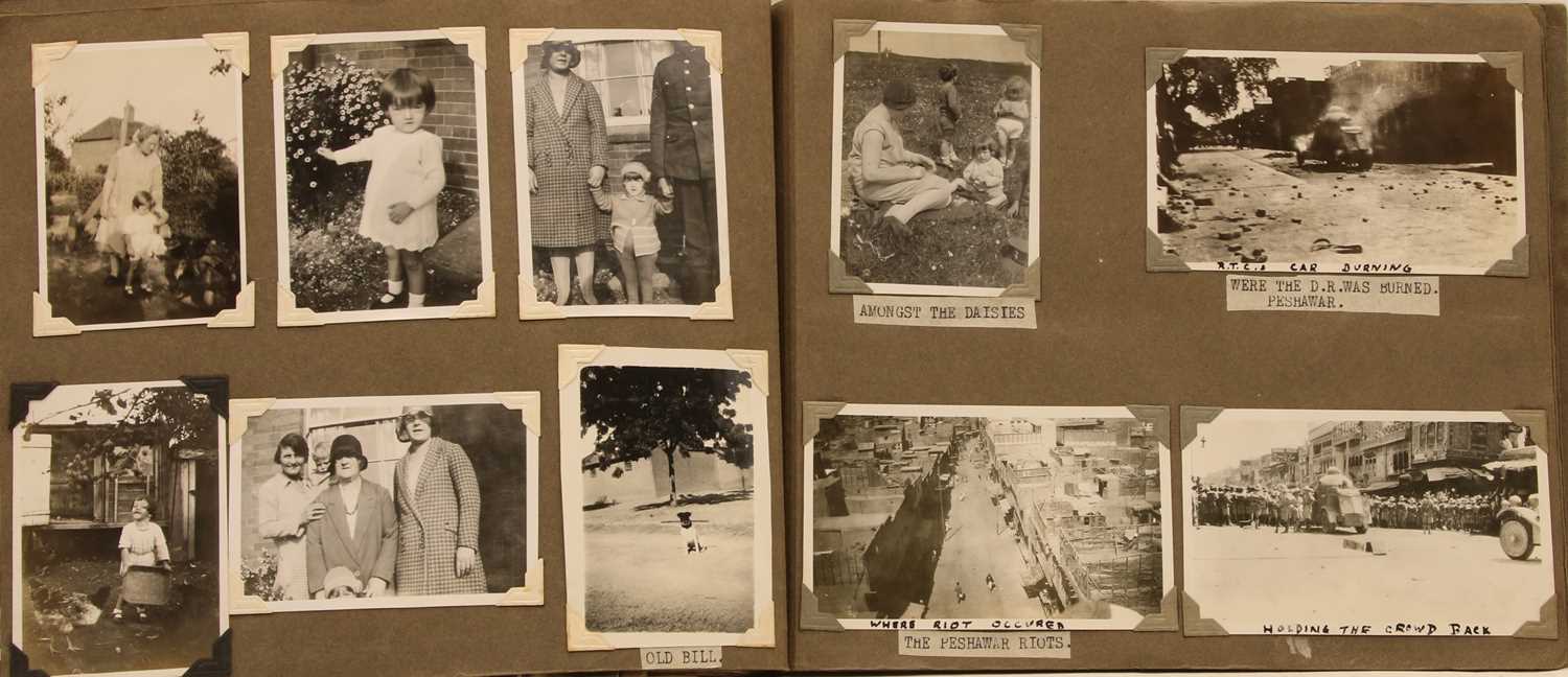 INDIA SERVICE: British soldiers photo album 1930s and earlier, - Image 4 of 5