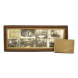 Eight framed World War 1 Imperial German soldiers,
