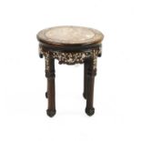 A Chinese hardwood jardiniere stand,