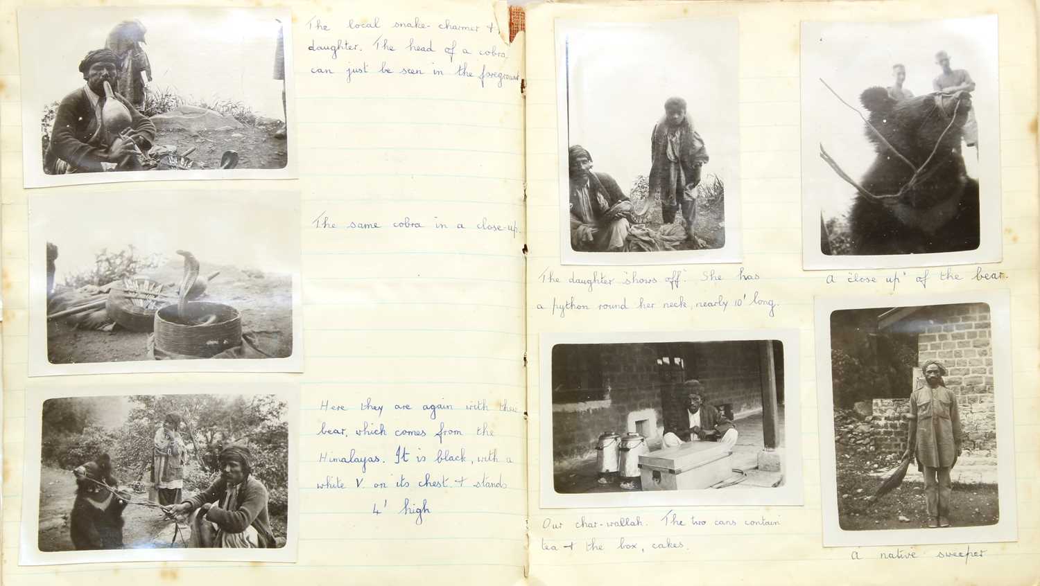 Three albums of Military service in India and Egypt, - Image 5 of 7