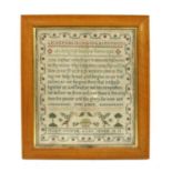 An early 19th century sampler,