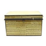 A Jordan & Sons Limited deed and cash box,