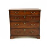 A George III mahogany chest,