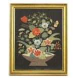 An Oriental silk embroidery,