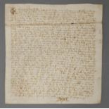 Portuguese Document on Vellum-