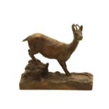 A bronze deer,