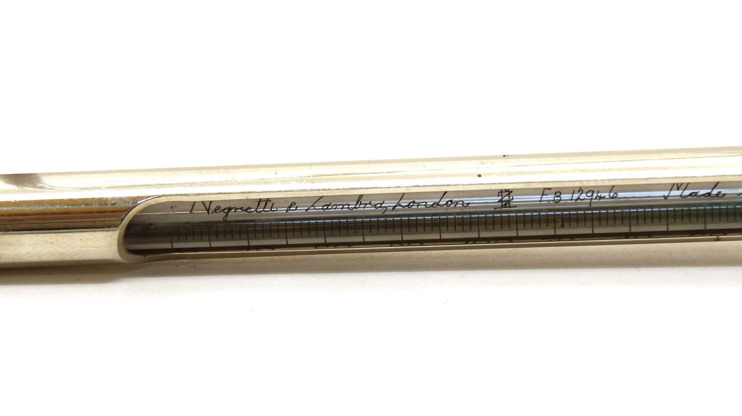 A chromium cased medical thermometer by Negretti & Zambra, London etc - Image 2 of 8