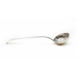 A Georgian Old English pattern silver ladle, by Thomas and William Chawner, (probably)