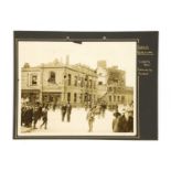 A photograph of Liberty Hall after having been shelled by a British gunboat