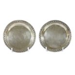 A pair of sterling silver dishes by Tiffany & Co.,