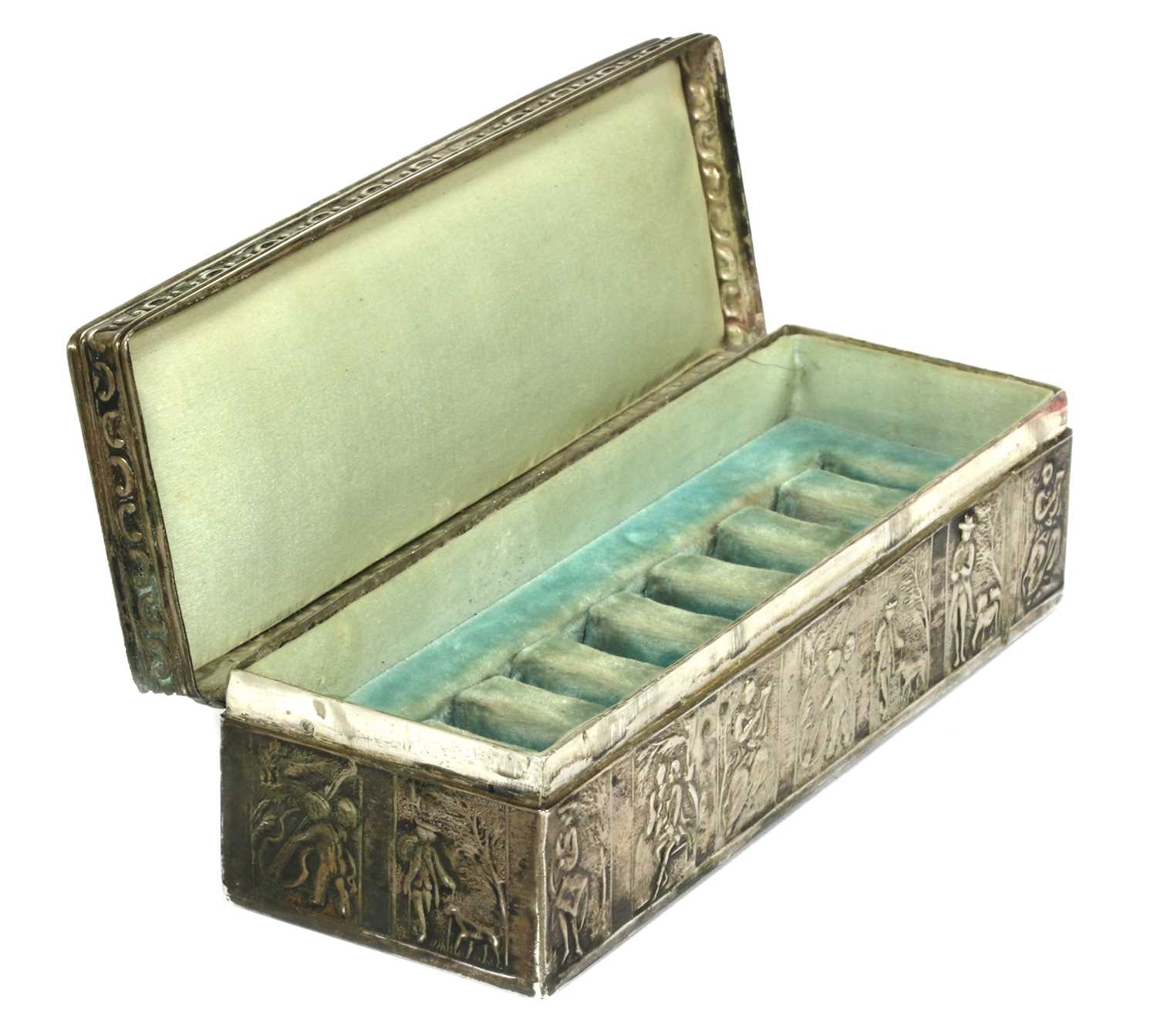 A Dutch silver rectangular box, - Image 2 of 3