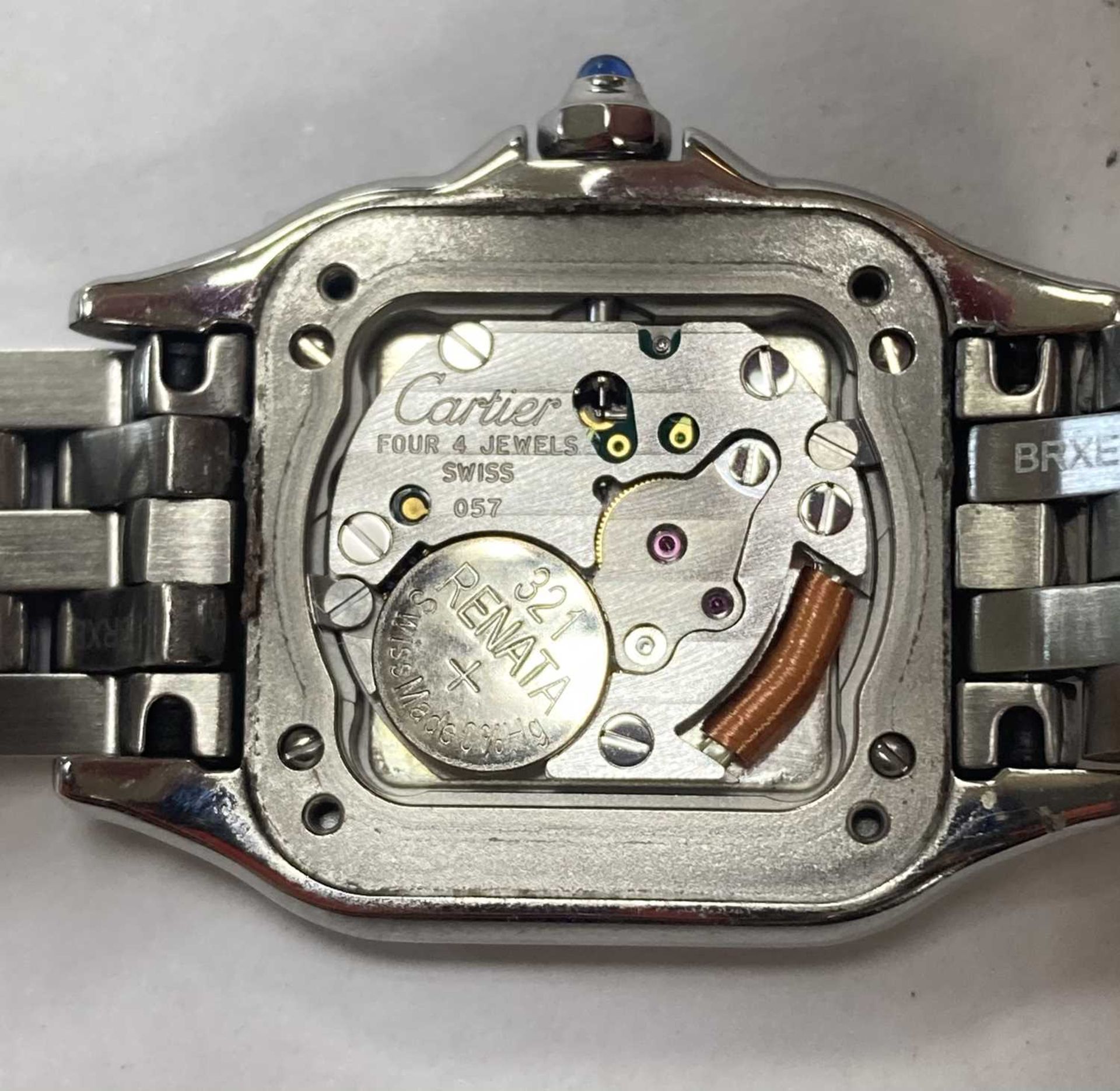 A ladies' stainless steel Cartier Panthère quartz bracelet watch, c.2017, - Image 3 of 4