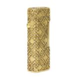 A gold Dunhill lighter,