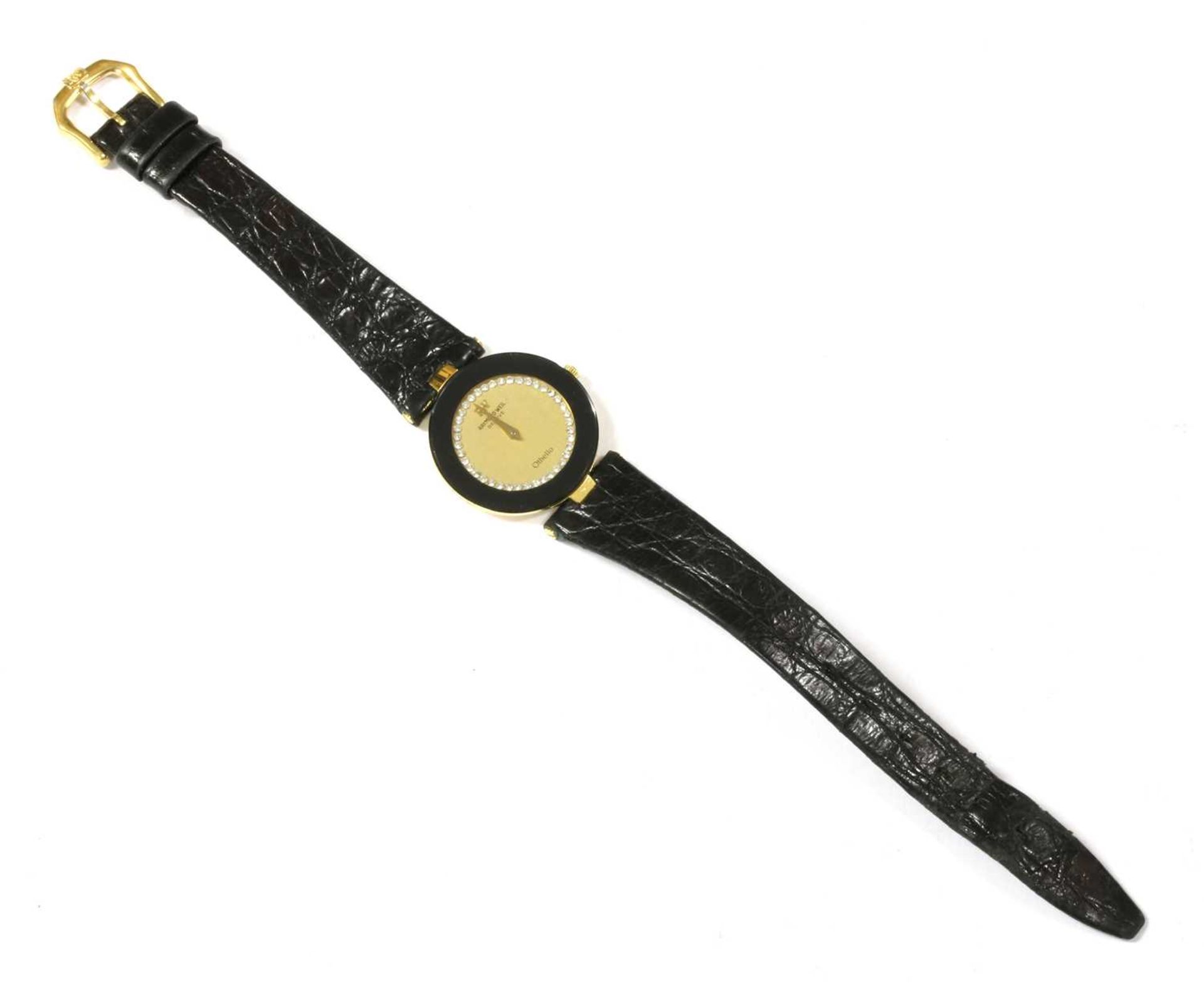 A ladies' gold-plated Raymond Weil 'Othello' quartz strap watch, - Bild 2 aus 2