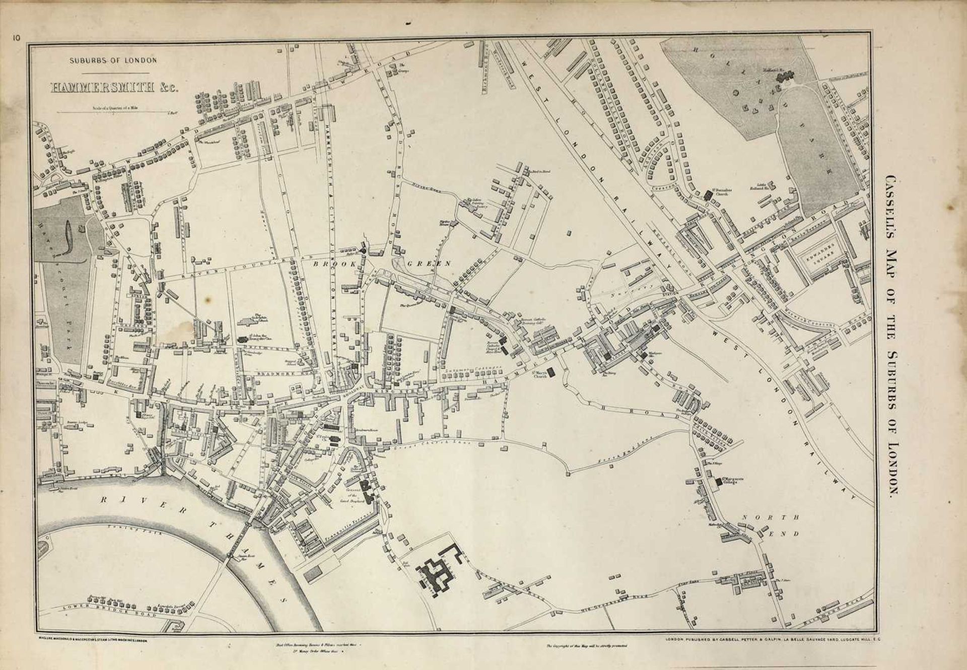 SUBURBS OF LONDON - HAMMERSMITH & C.,