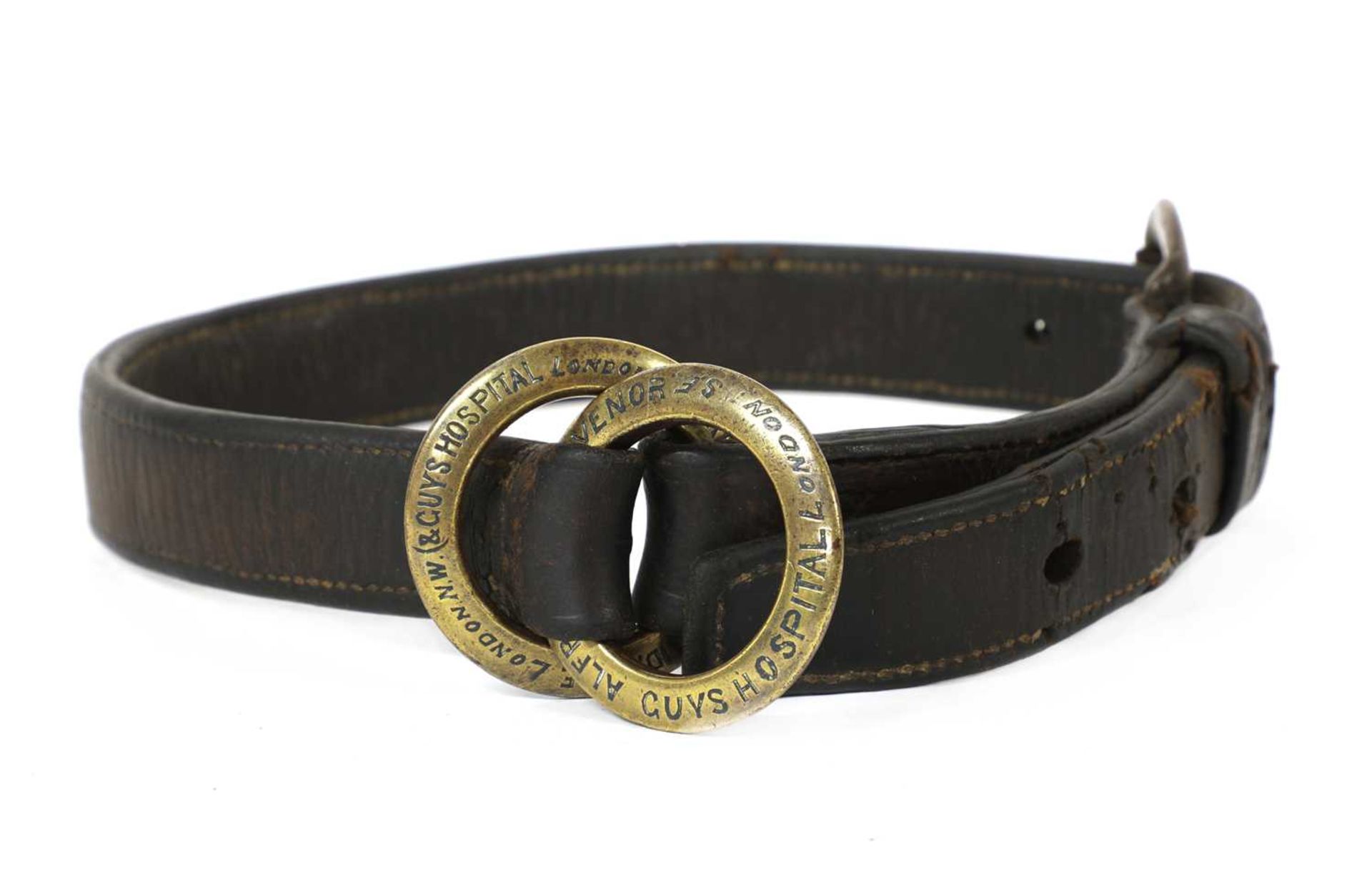 A LEATHER STRAP, - Image 2 of 2