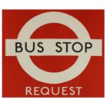 LONDON TRANSPORT BUS STOP REQUEST POSTER