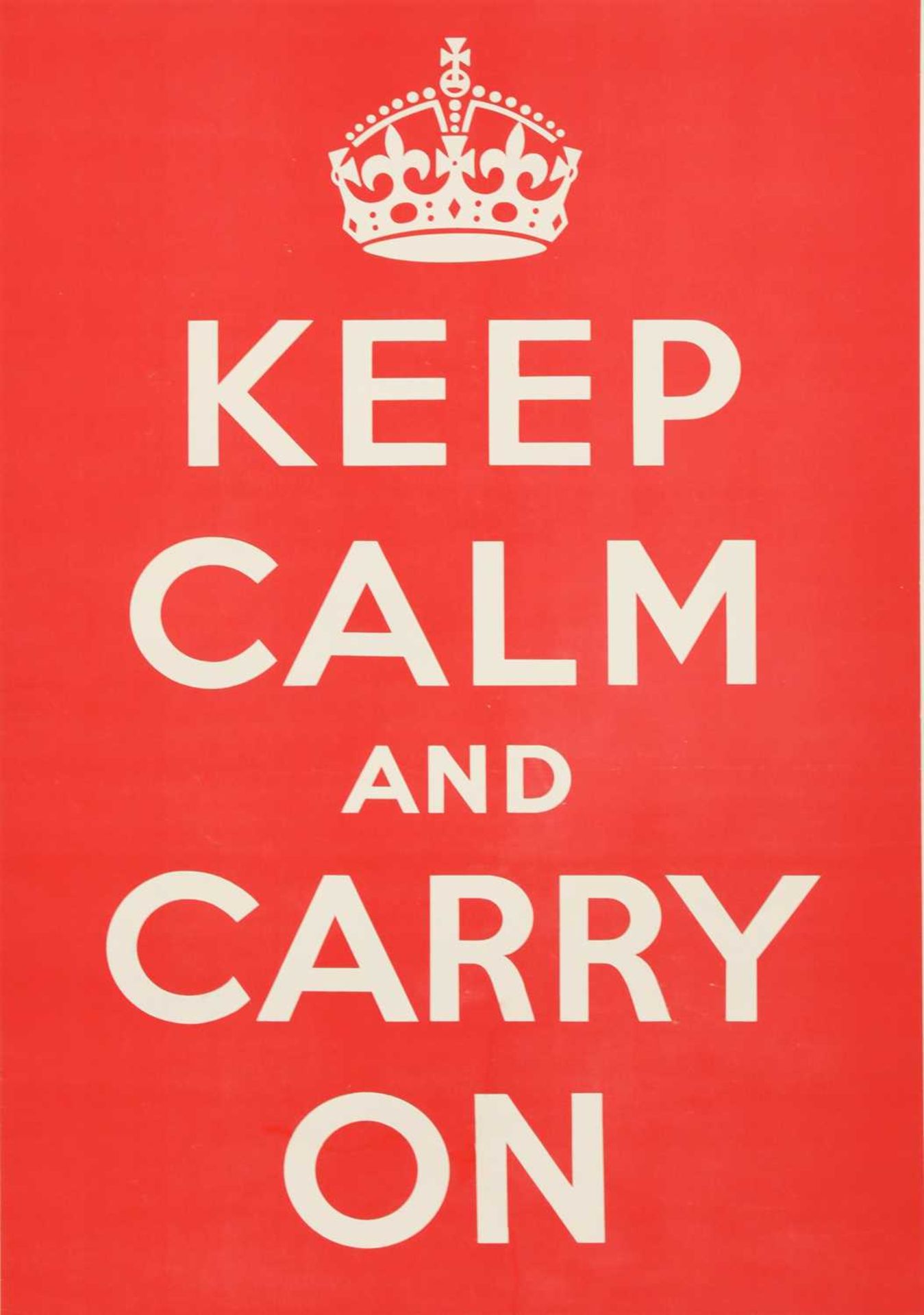 'KEEP CALM AND CARRY ON'