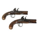 A PAIR OF 'RIVIERE LONDON' POCKET PISTOLS,