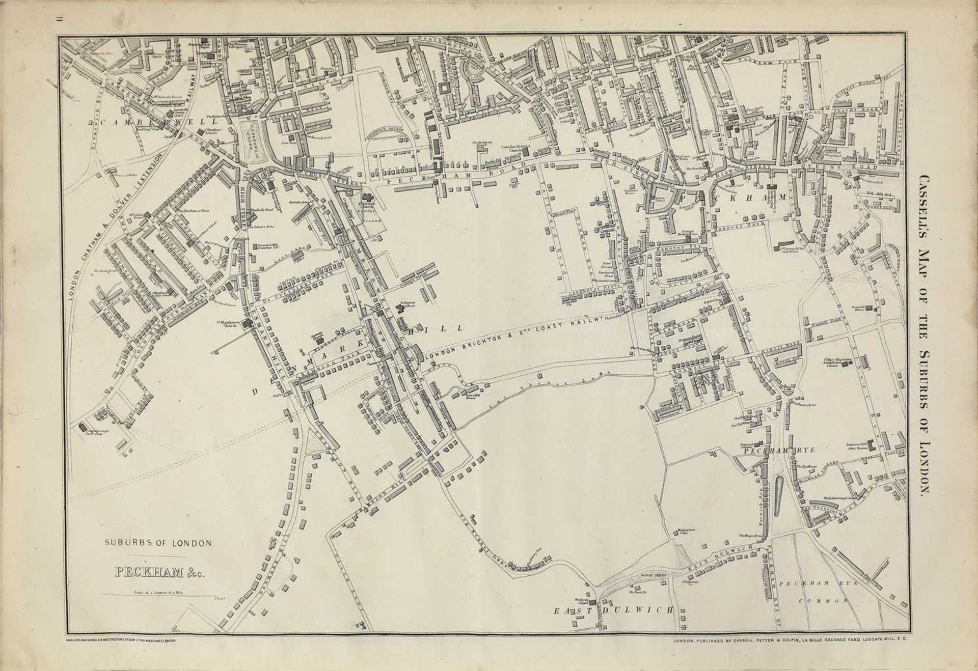 SUBURBS OF PECKHAM & C.,