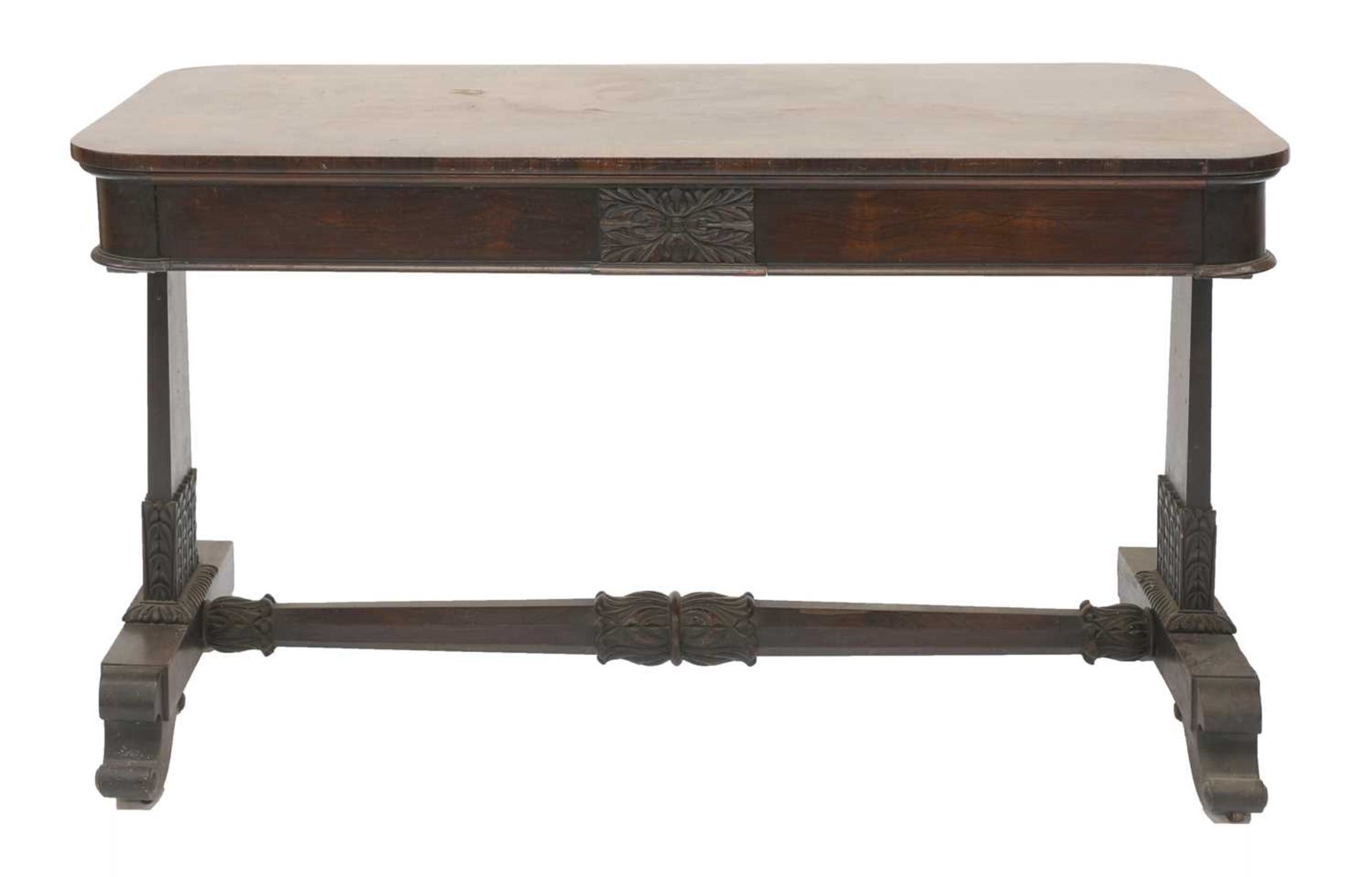 A late Regency rosewood centre table, - Image 2 of 20