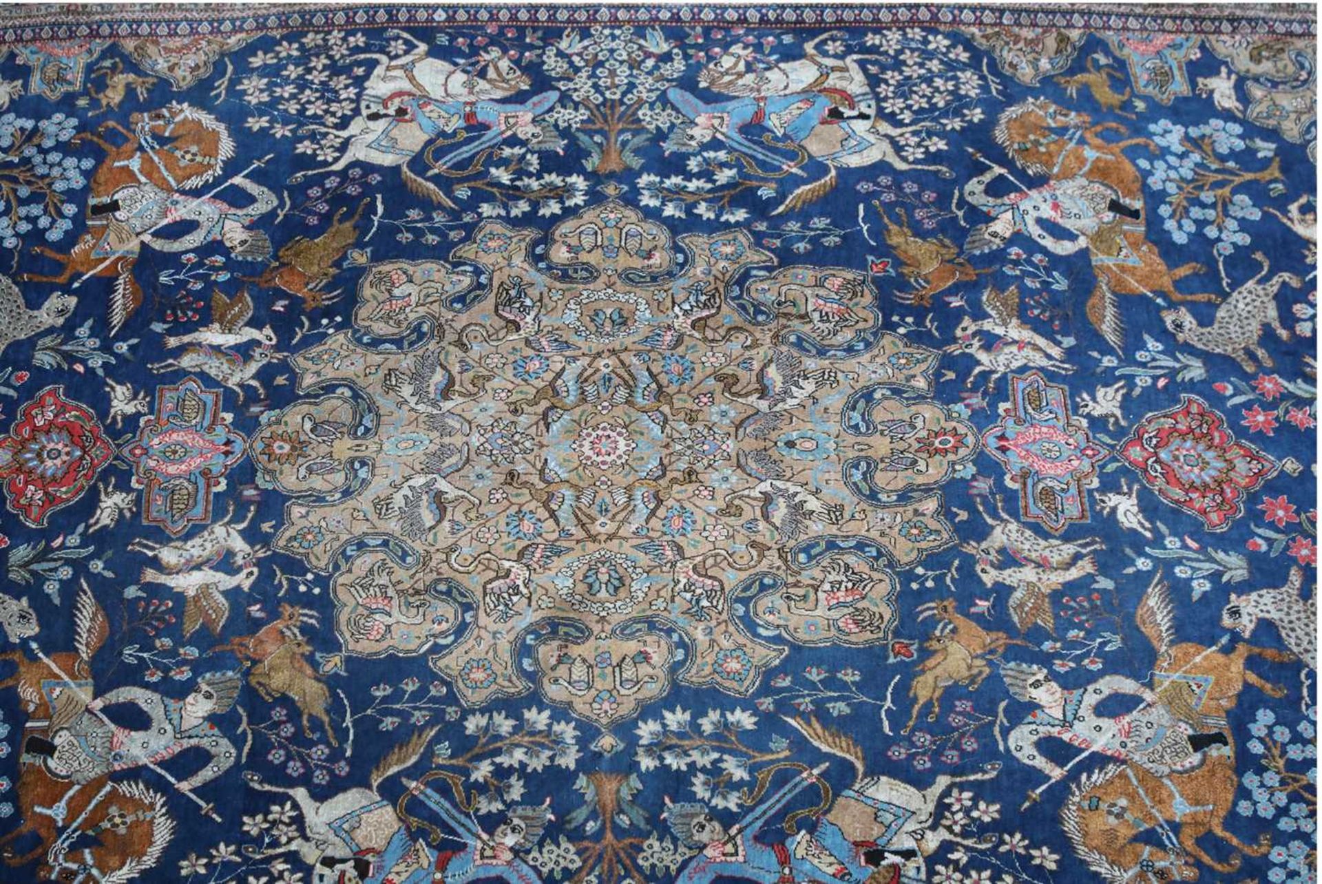 A Tehran Qum carpet, - Image 3 of 25