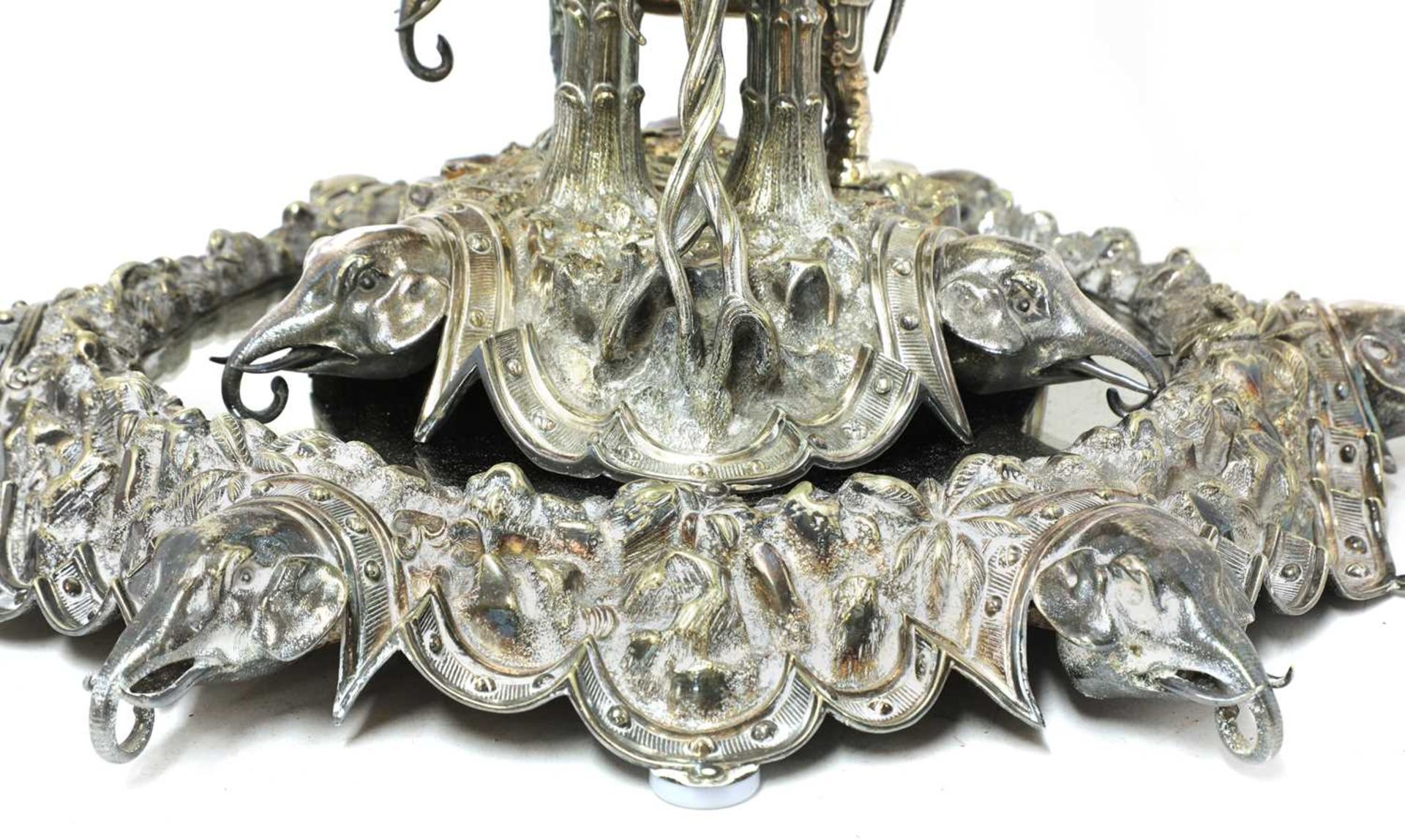 A Victorian silver-plated centrepiece, - Image 5 of 14