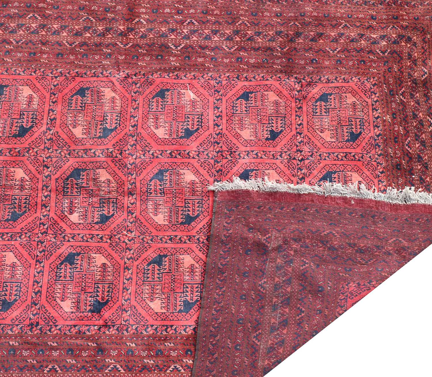 An Afghan carpet, - Image 2 of 2