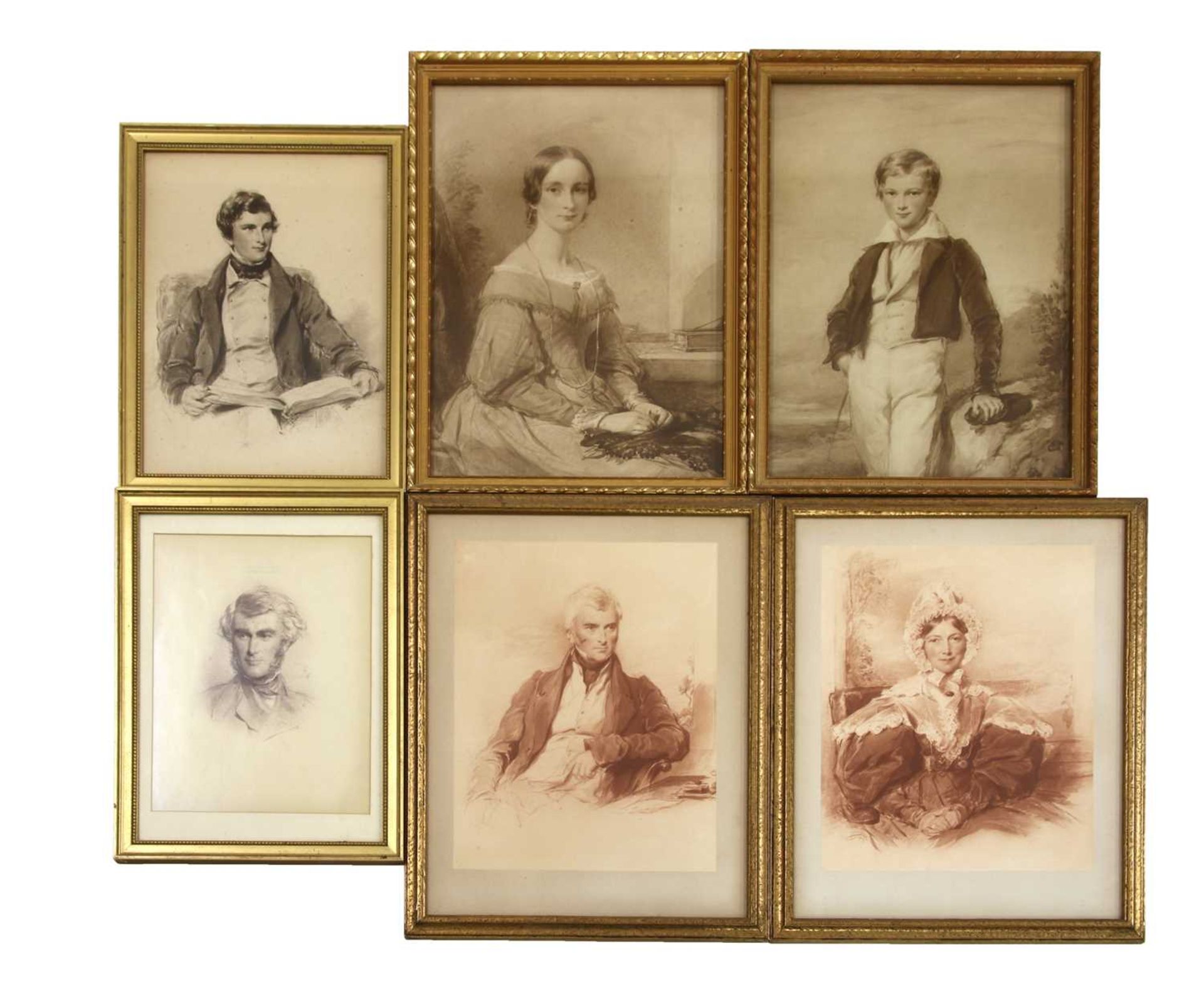 A collection of lithographic and photogravure portraits - Bild 4 aus 8