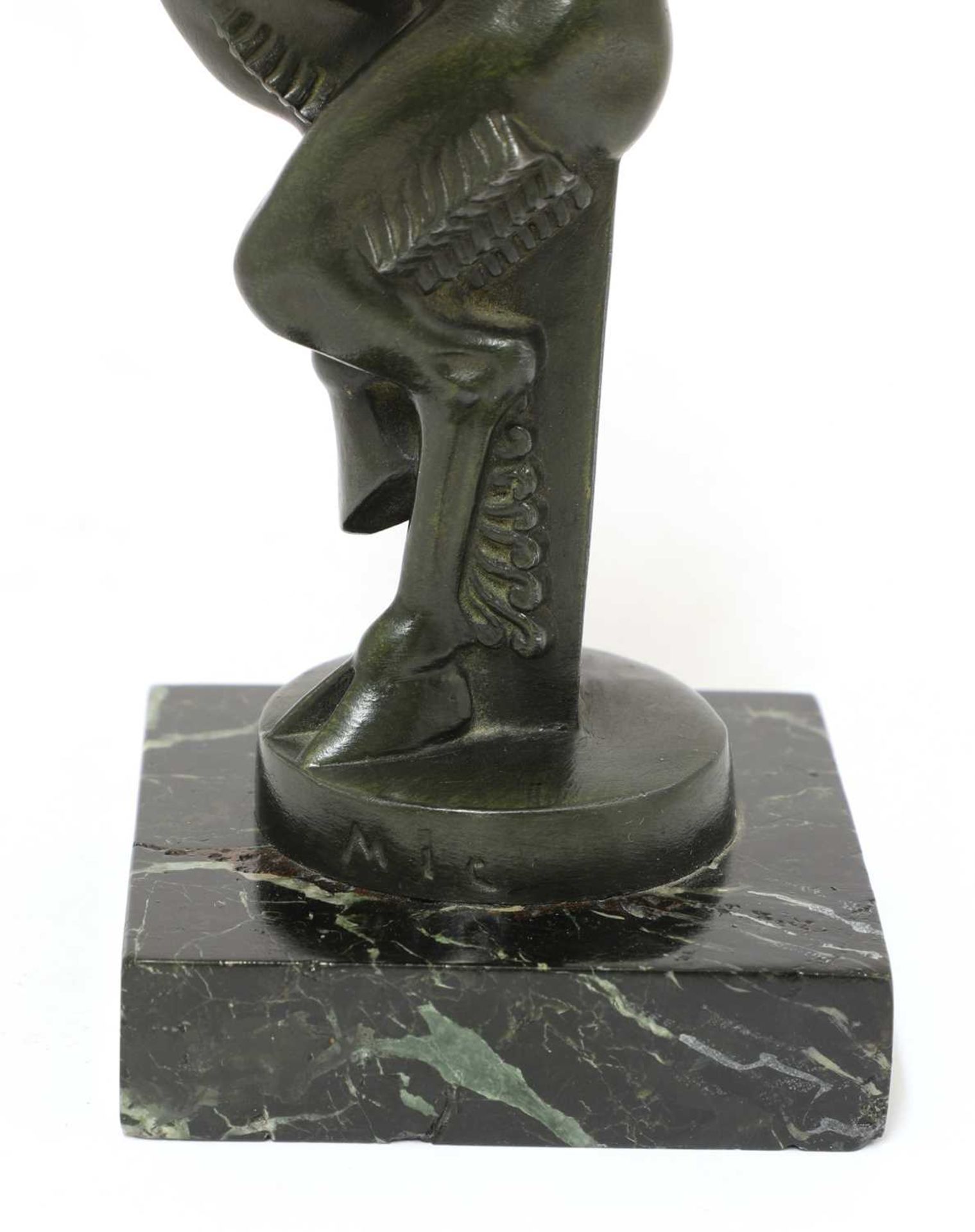 A bronze figure of Pan, - Image 3 of 4