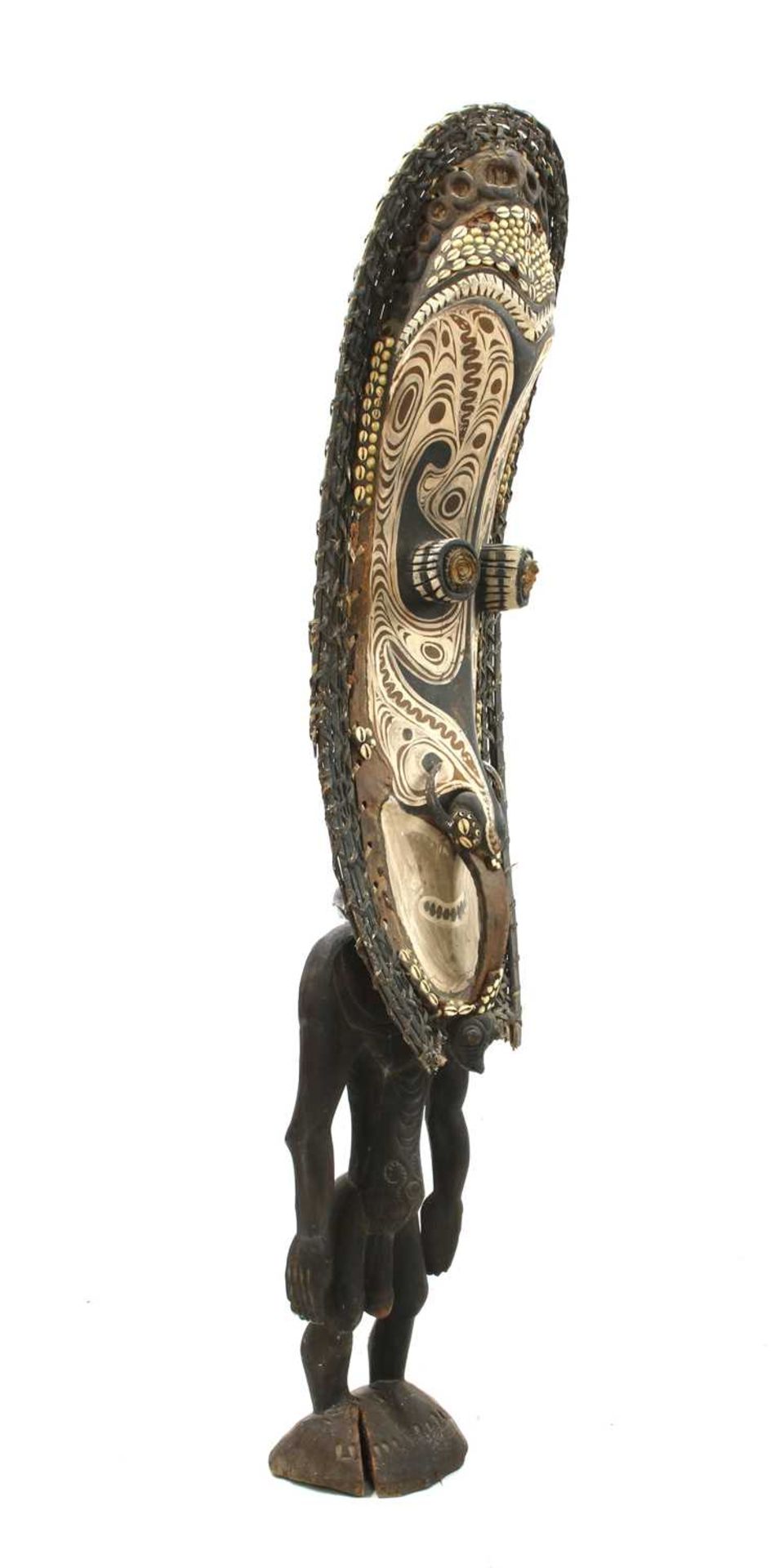 A Sepik River carved tribal ancestor figure, - Image 2 of 25