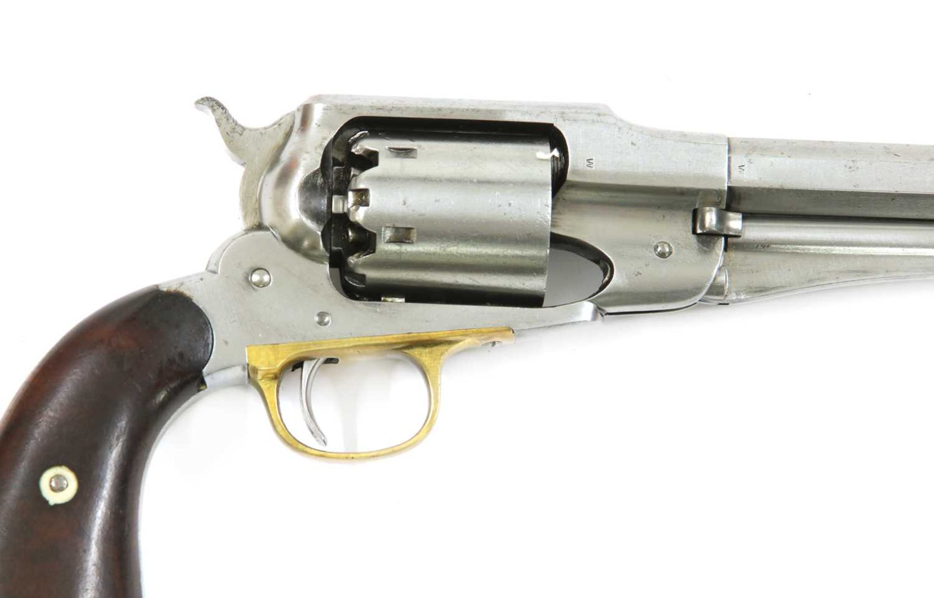 A Remington .44 calibre New Model Army 1858 single percussion action revolver, - Image 3 of 5