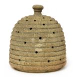 A Coade-stone-type beehive,
