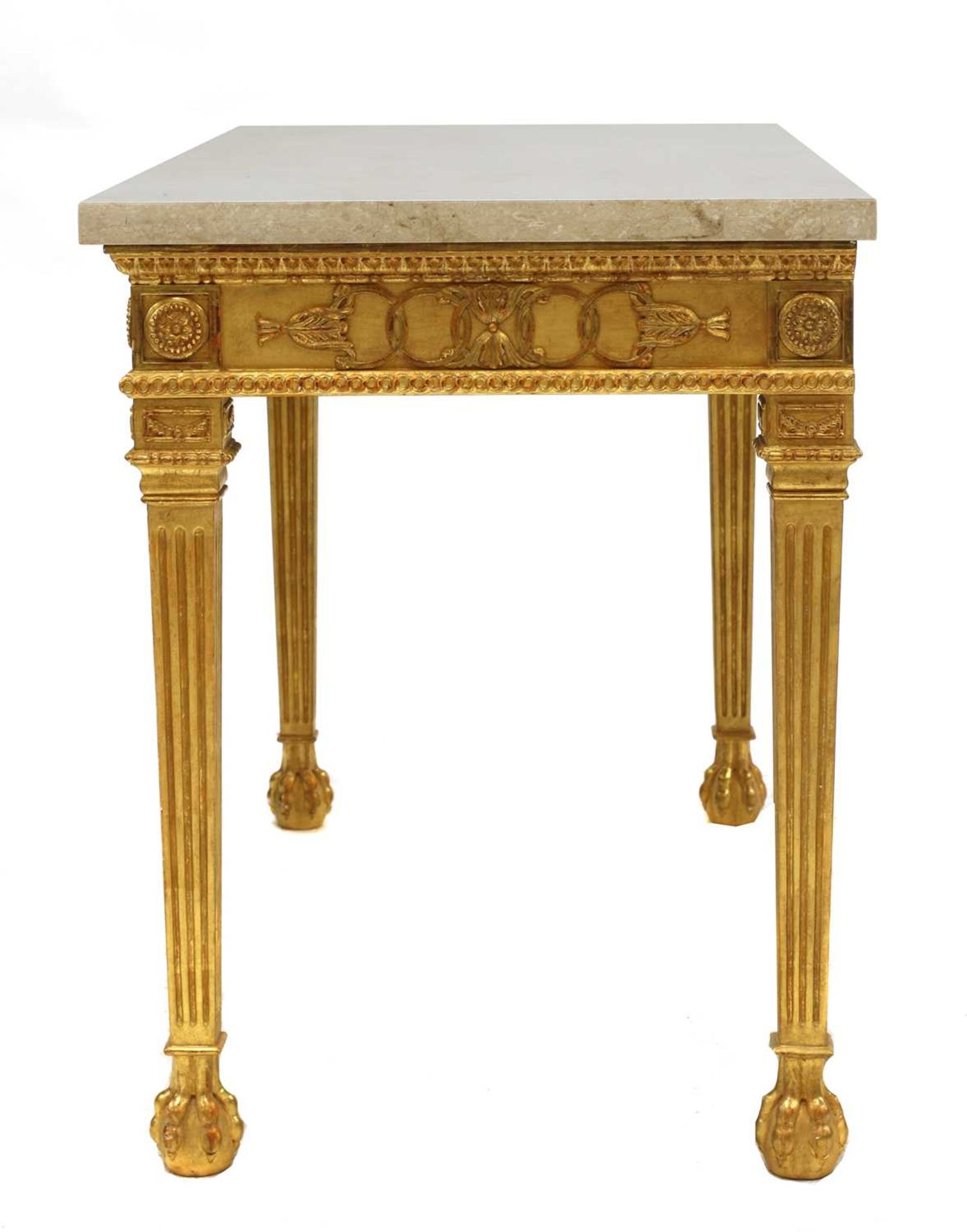 A pair of giltwood console tables - Image 6 of 13