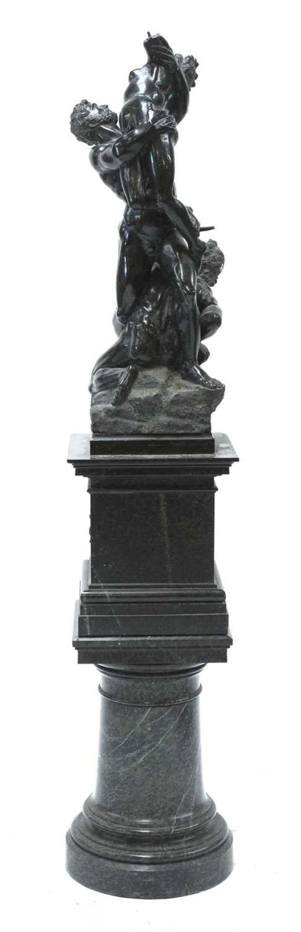 A green marble figure group after Giambologna (Flemish, 1529-1608) - Image 8 of 11