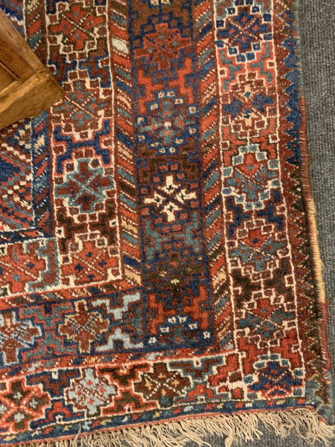 A Persian Khamseh carpet, - Image 6 of 15