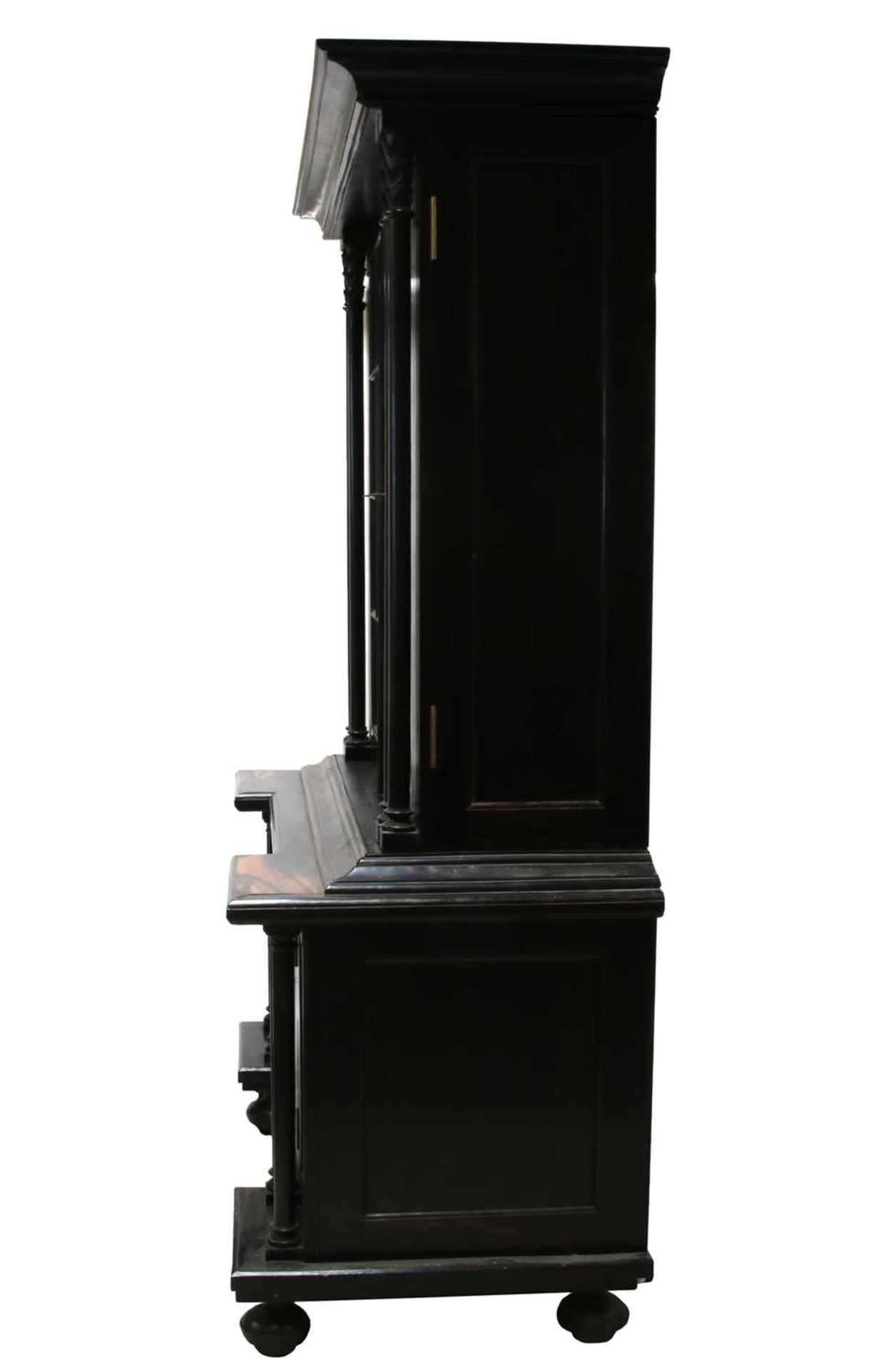 A Dutch Colonial ebony cabinet - Image 6 of 6