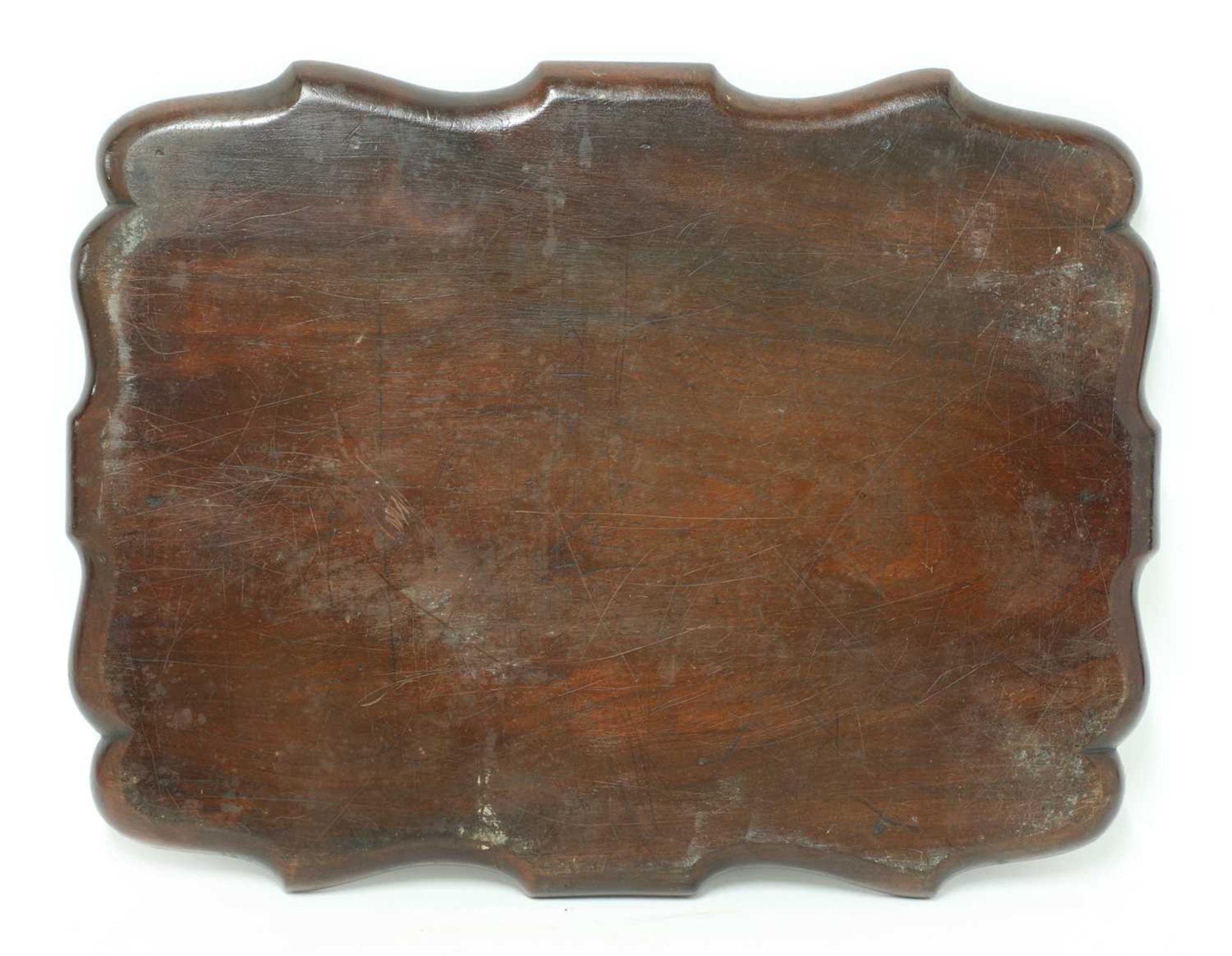 A George III mahogany tray, - Bild 3 aus 3