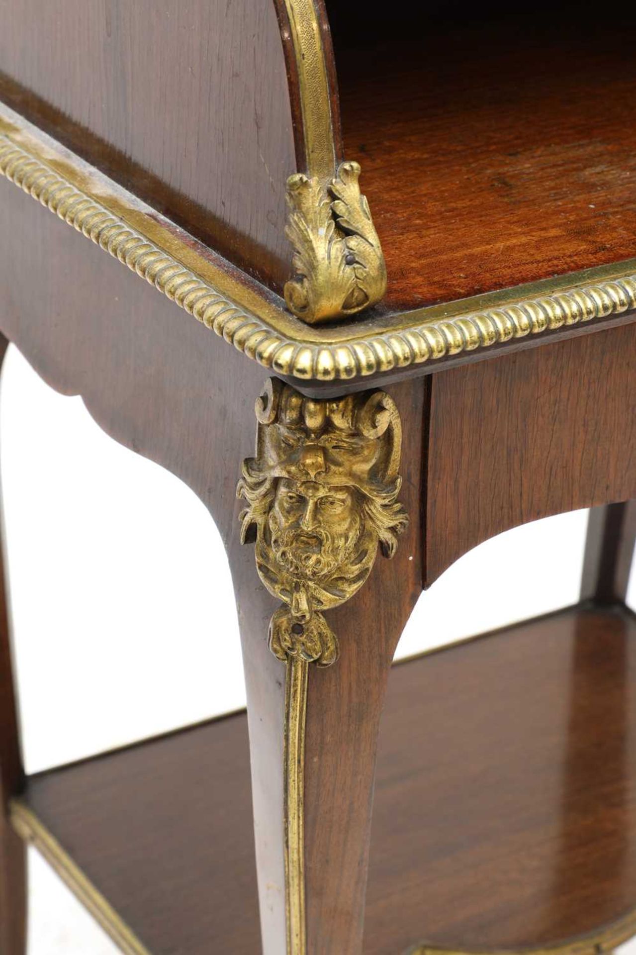 A Louis XV-style mahogany and gilt-bronze-mounted bookcase, - Image 4 of 6