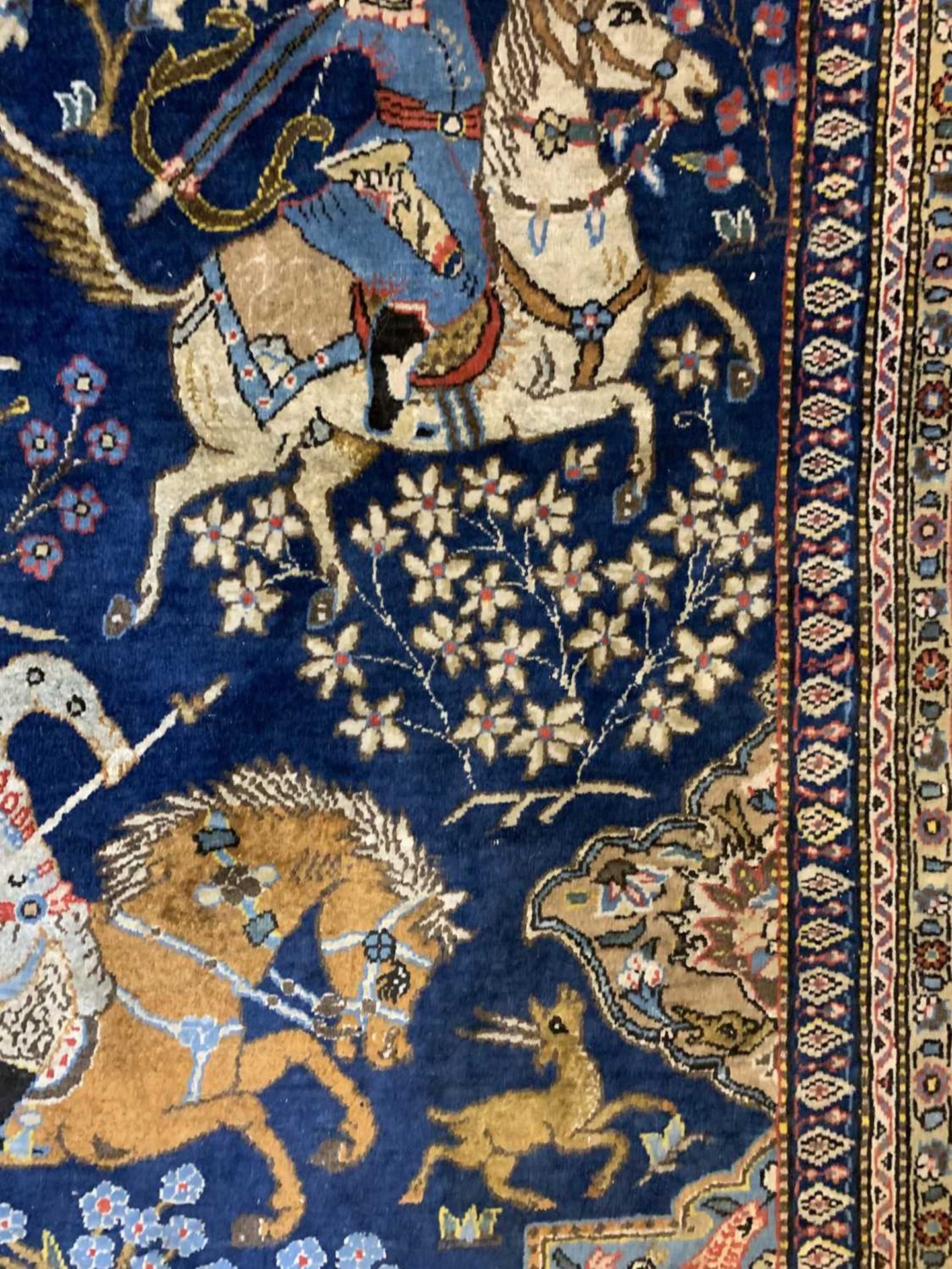 A Tehran Qum carpet, - Image 12 of 25