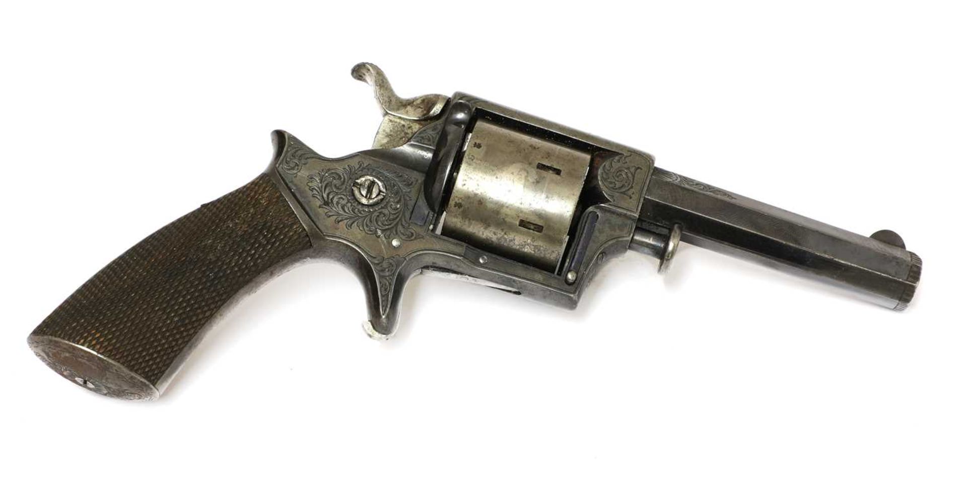 A Cogswell & Harrison Tranter Patent .32 (rimfire) revolver,