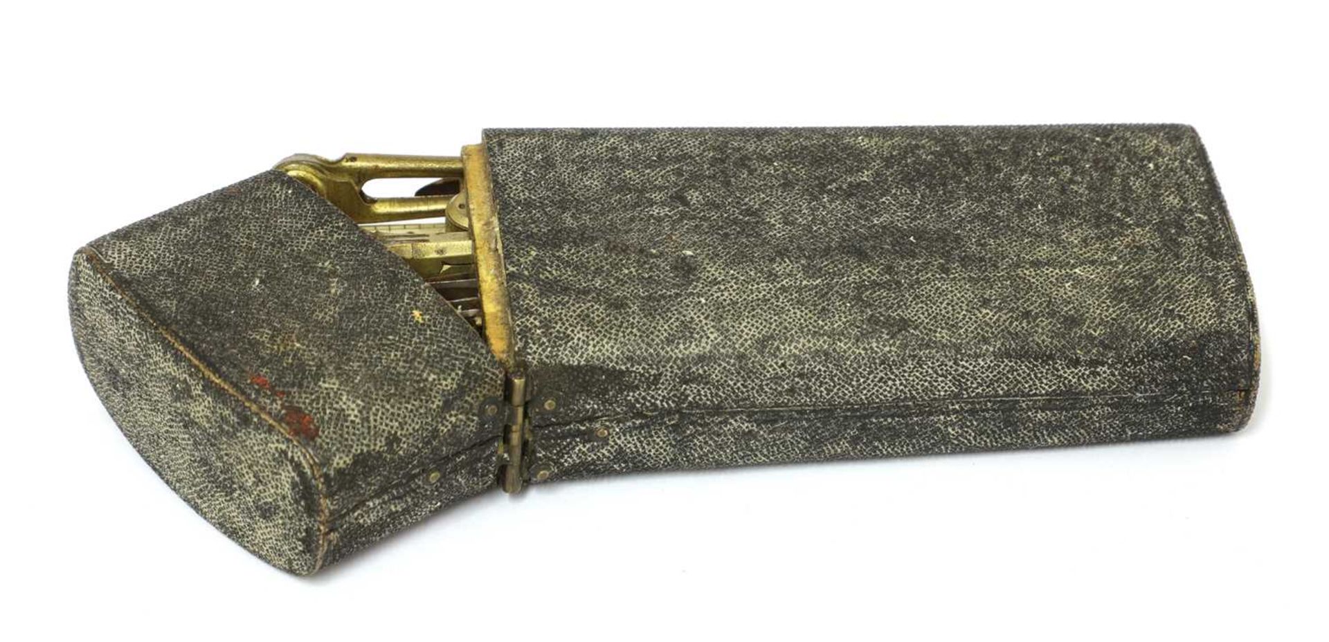 A shagreen cased draughtsman's instrument set, - Image 4 of 4