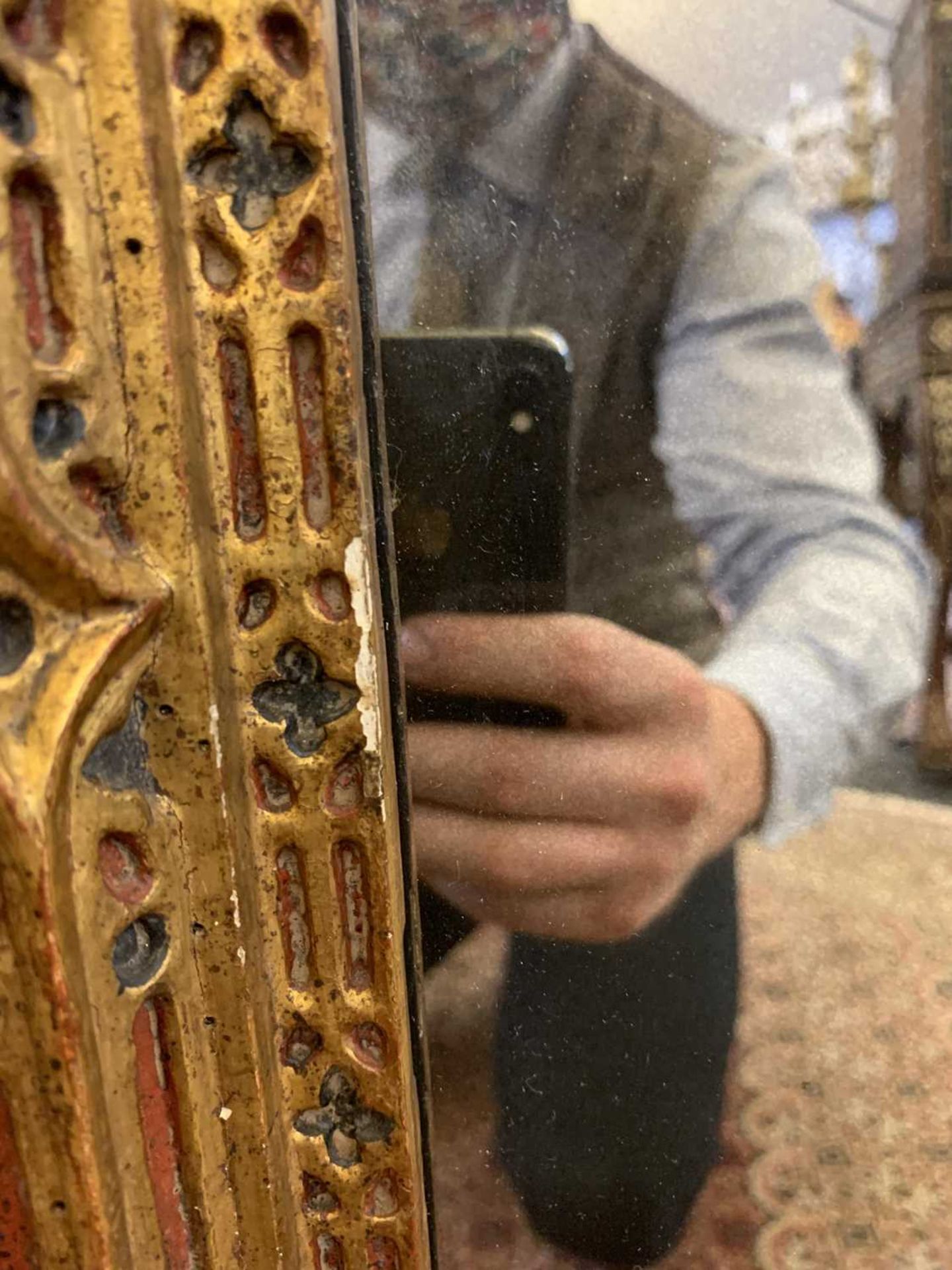 A Gothic Revival wall mirror, - Image 29 of 38