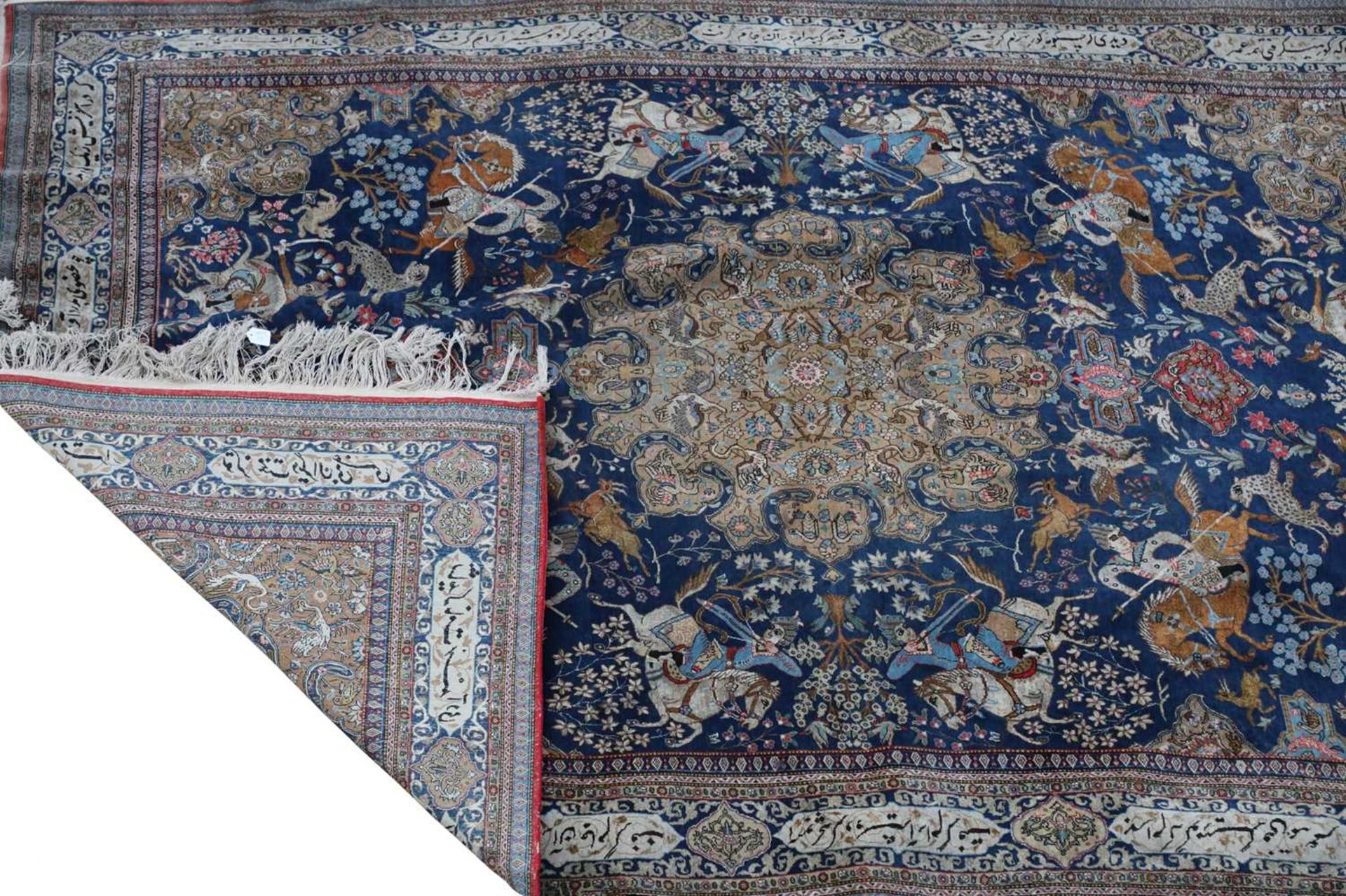 A Tehran Qum carpet, - Image 4 of 25