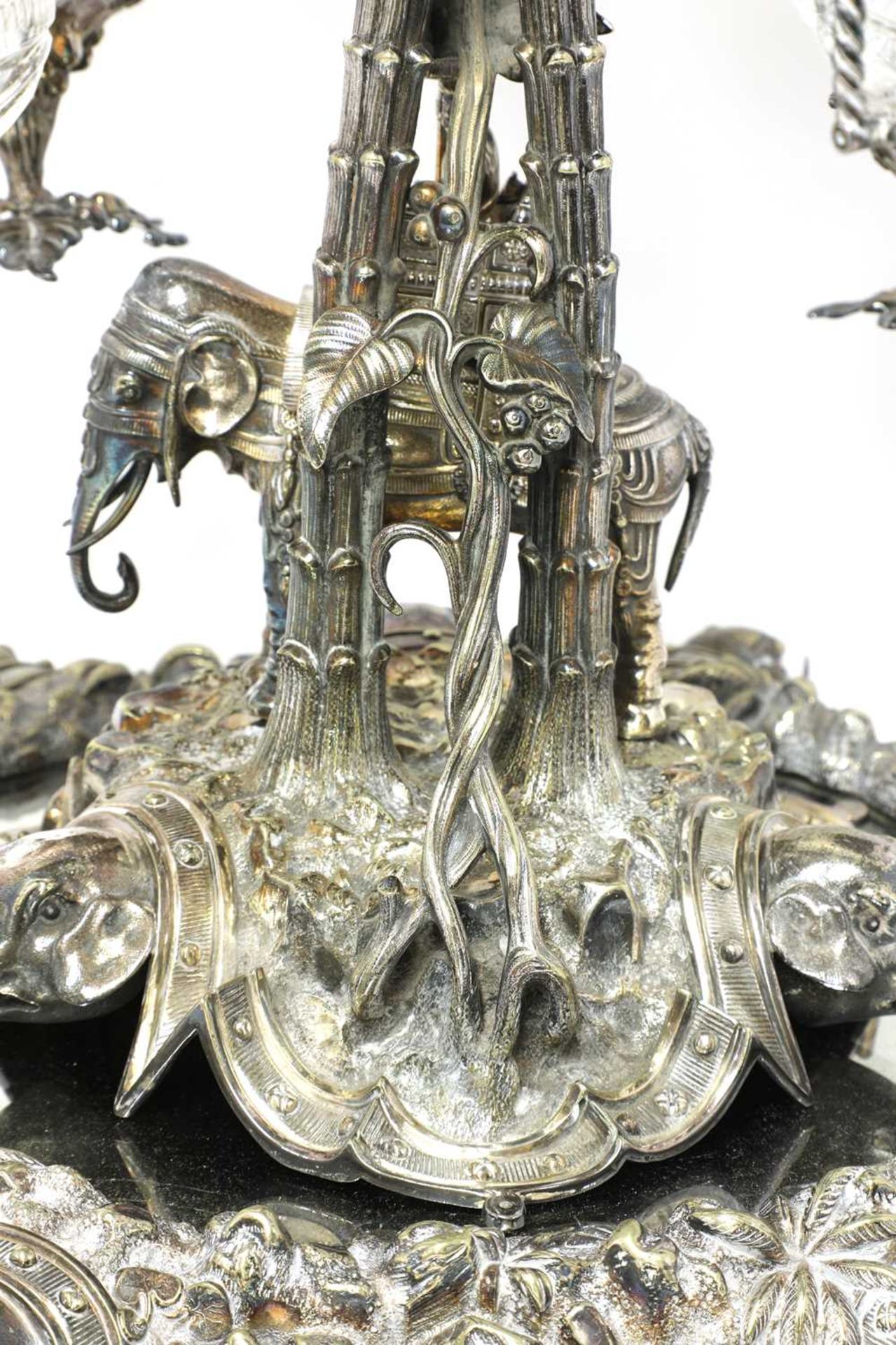 A Victorian silver-plated centrepiece, - Image 6 of 14