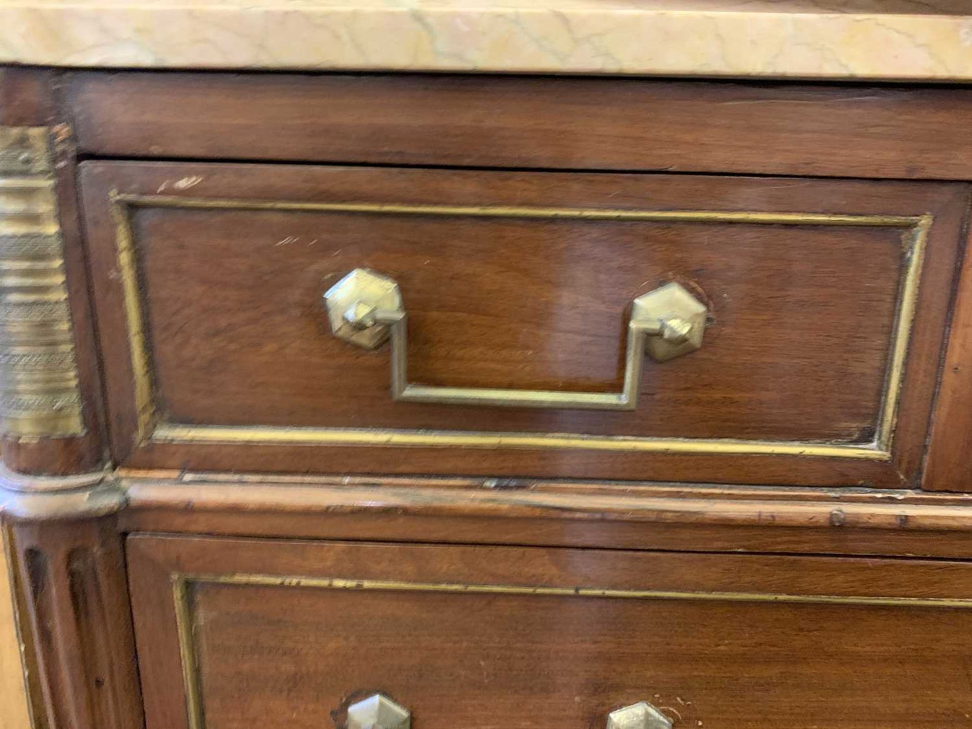 A French mahogany commode, - Image 15 of 36