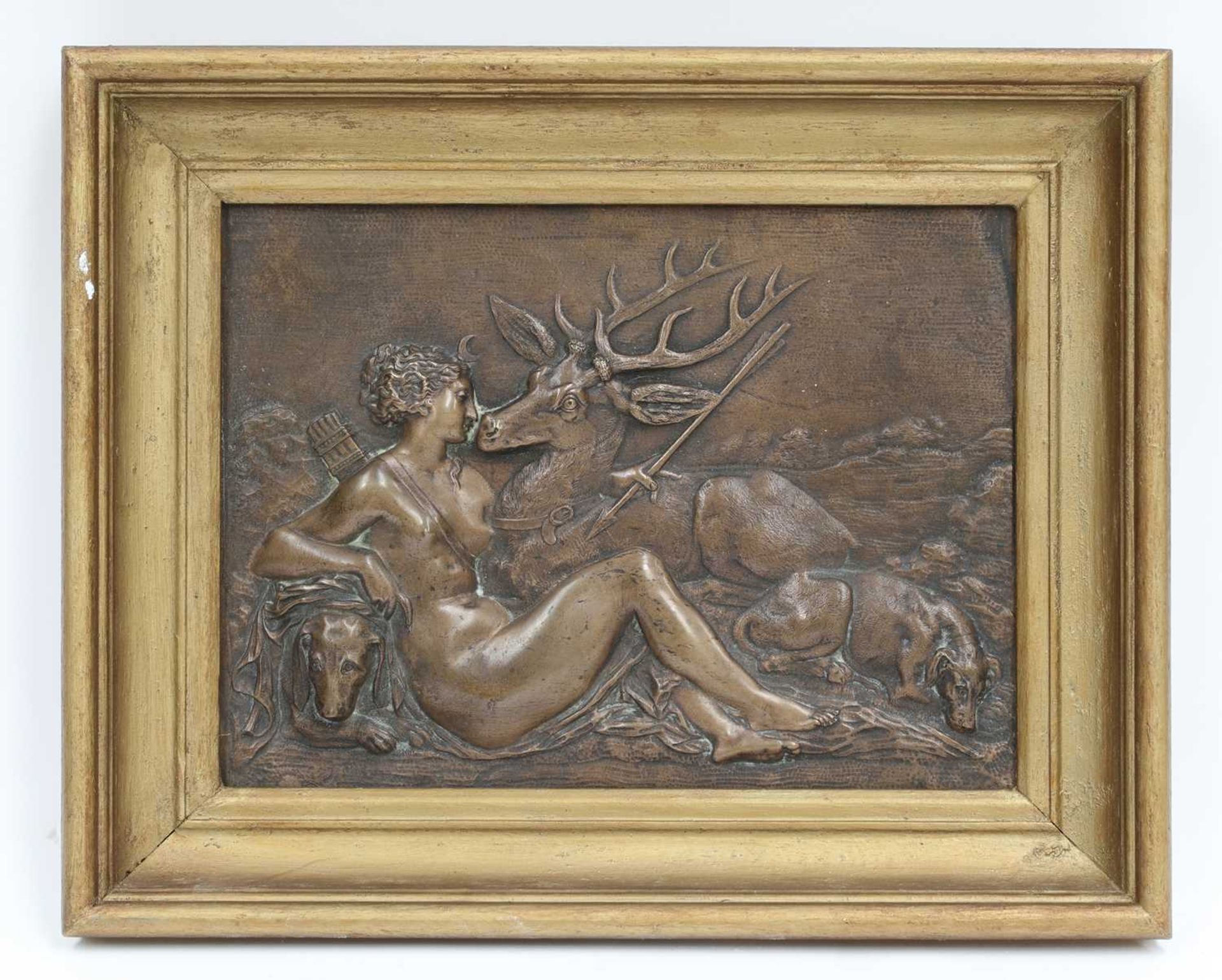 A bronze plaque,