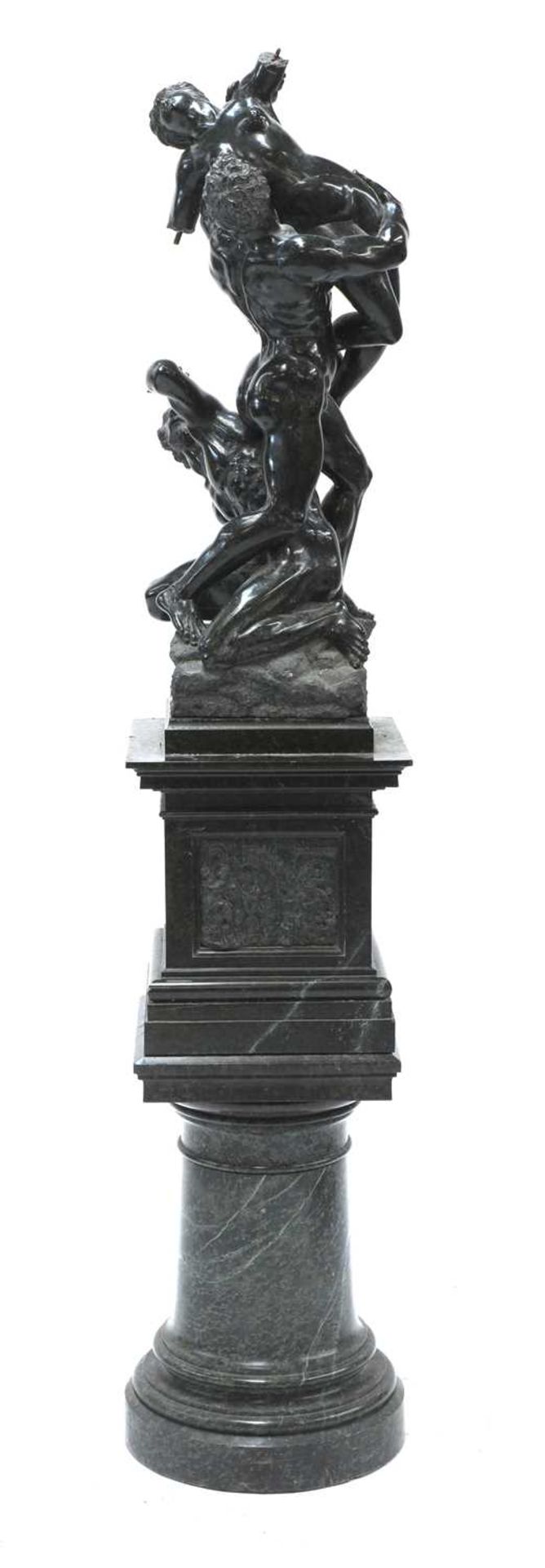 A green marble figure group after Giambologna (Flemish, 1529-1608) - Image 11 of 11