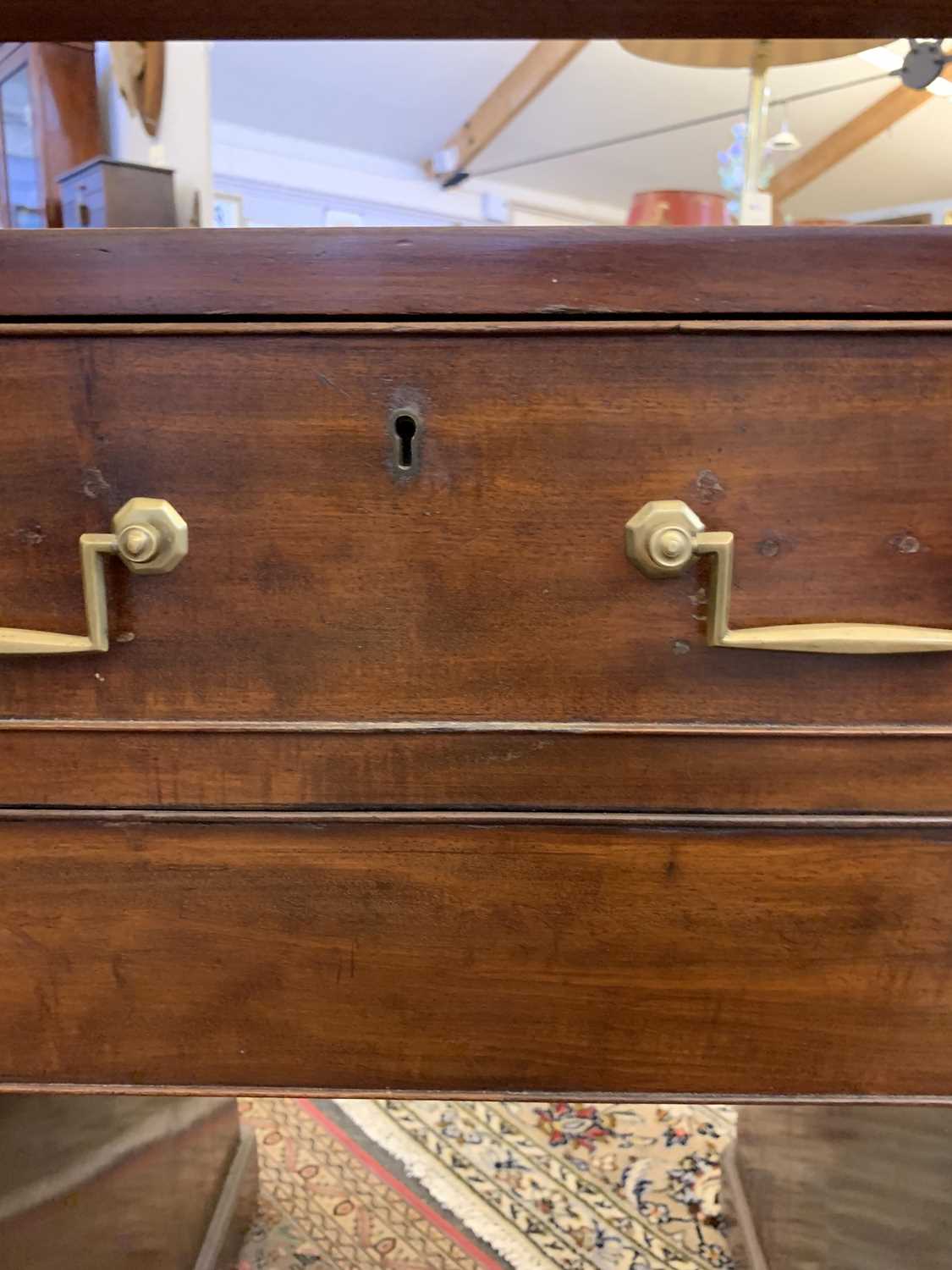 A George III mahogany architect's desk/secretaire, - Image 18 of 30